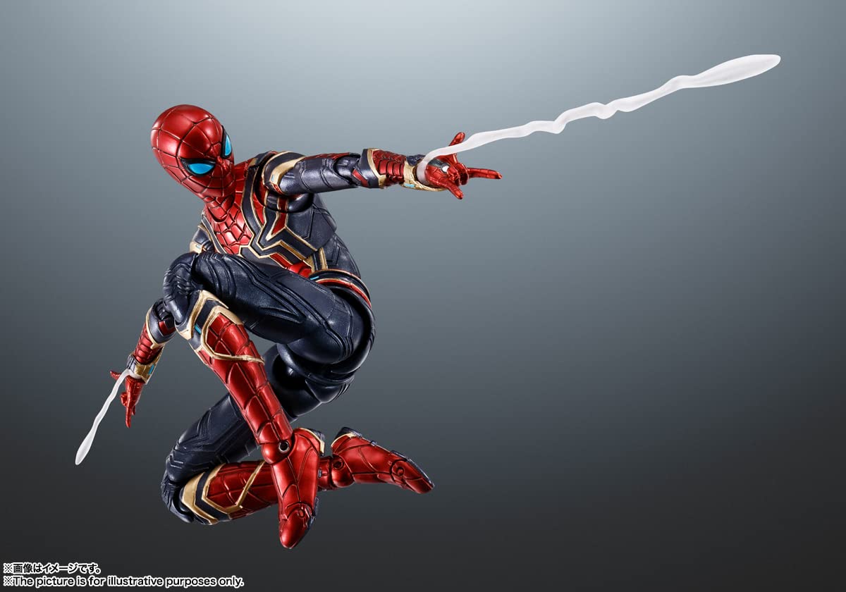 Bandai Spirits SH Figuarts Iron Spider 145mm Movable Figure No Way Home Edition- Japan Figure Store - #1 Bring To You The Best Japanese Goods