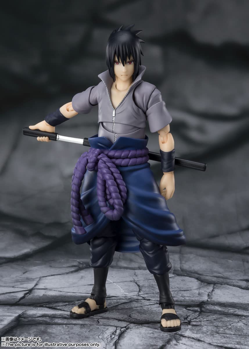 Bandai Spirits SHFiguarts Naruto Shippuden Uchiha Sasuke 145mm Action Figure- Japan Figure Store - #1 Bring To You The Best Japanese Goods