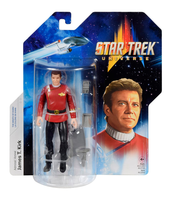 Bandai Star Trek Captain James T Kirk Action Figure 5 Articulated Toy