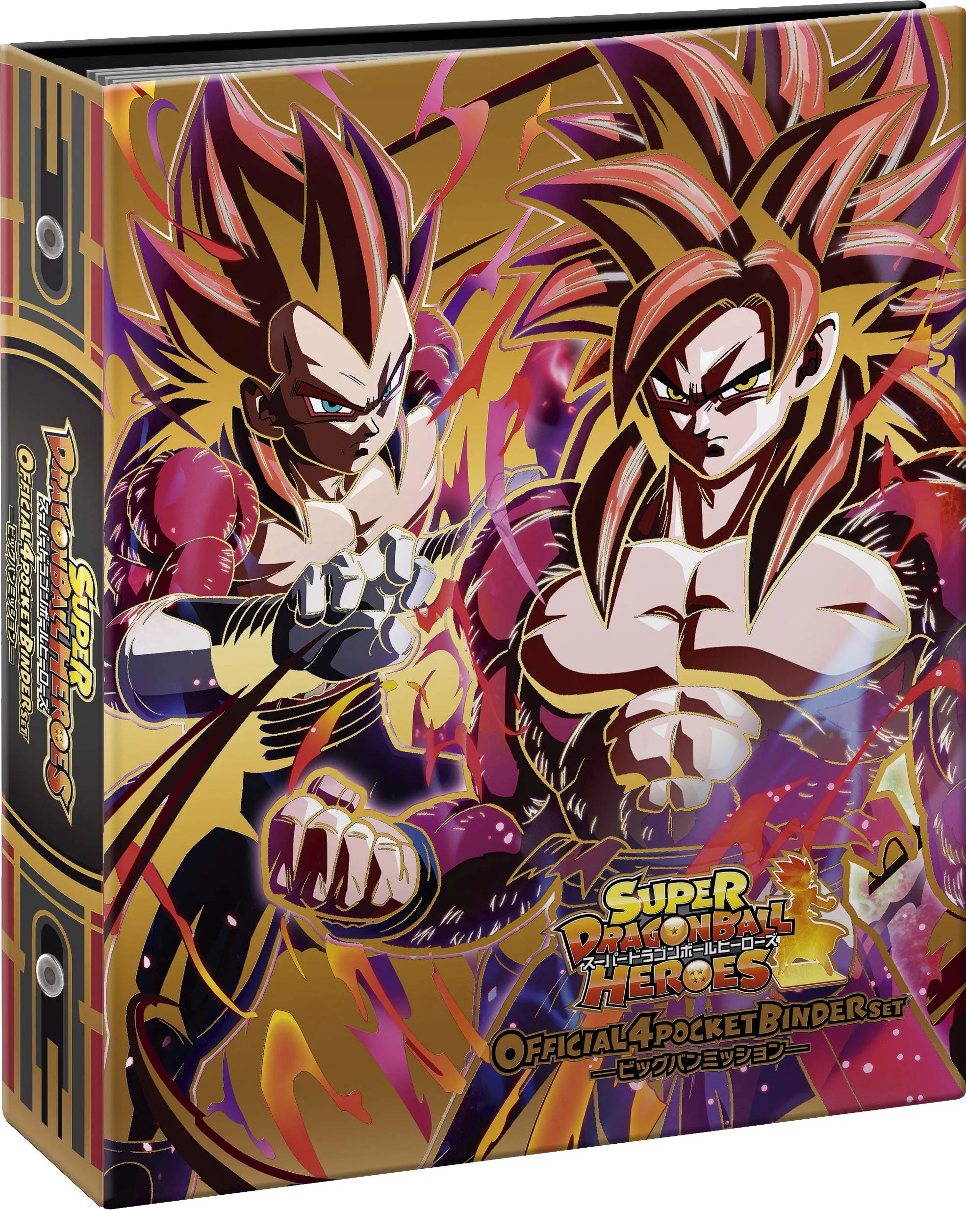 Bandai Super Dragon Ball Heroes: 4 Pocket Binder Set Big, Bang Mission Japanese Trading Cards- Japan Figure Store - #1 Bring To You The Best Japanese Goods