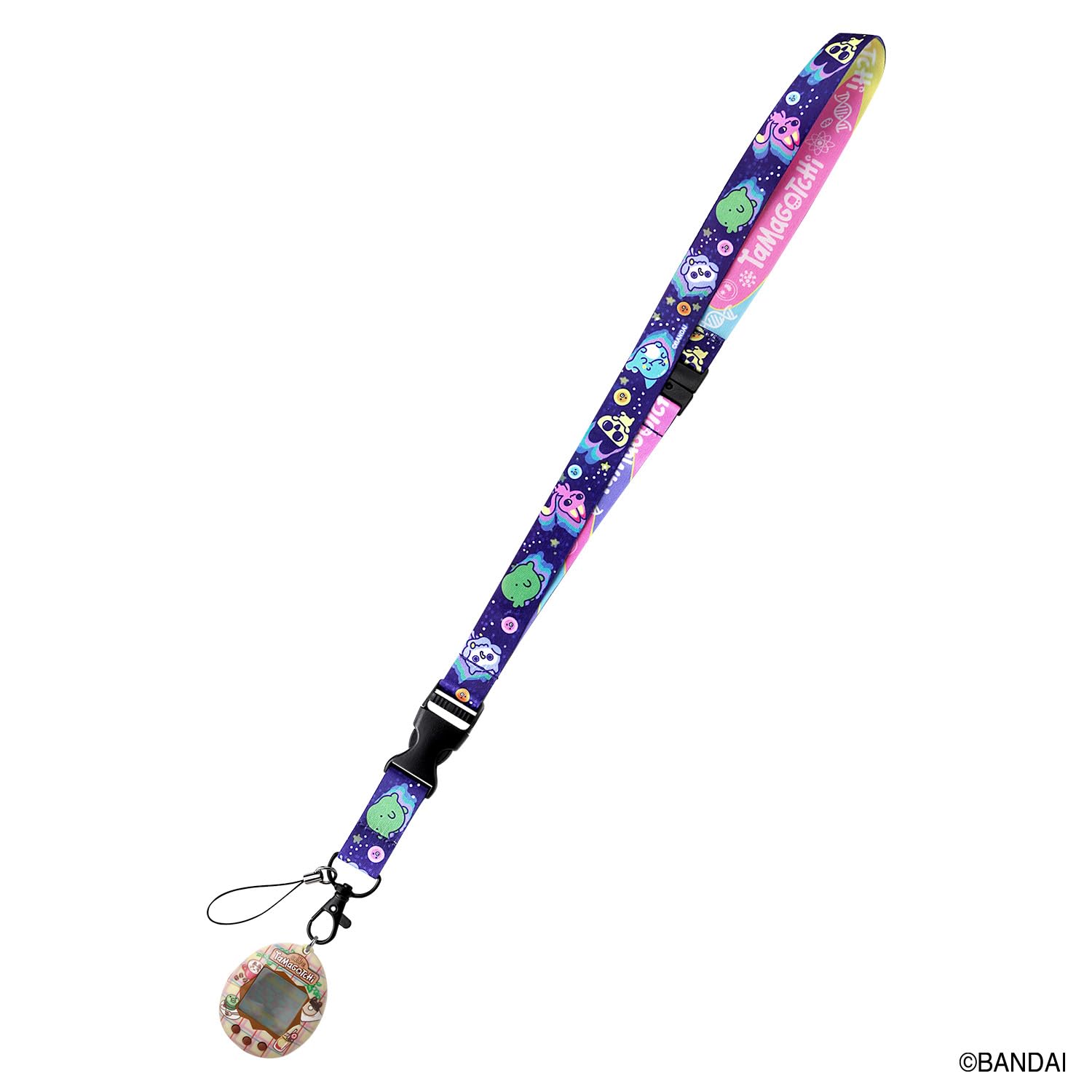 Bandai Tamagotchi Neck Strap Blue for Kids Aged 6+ Tamagotchi Paradise Edition