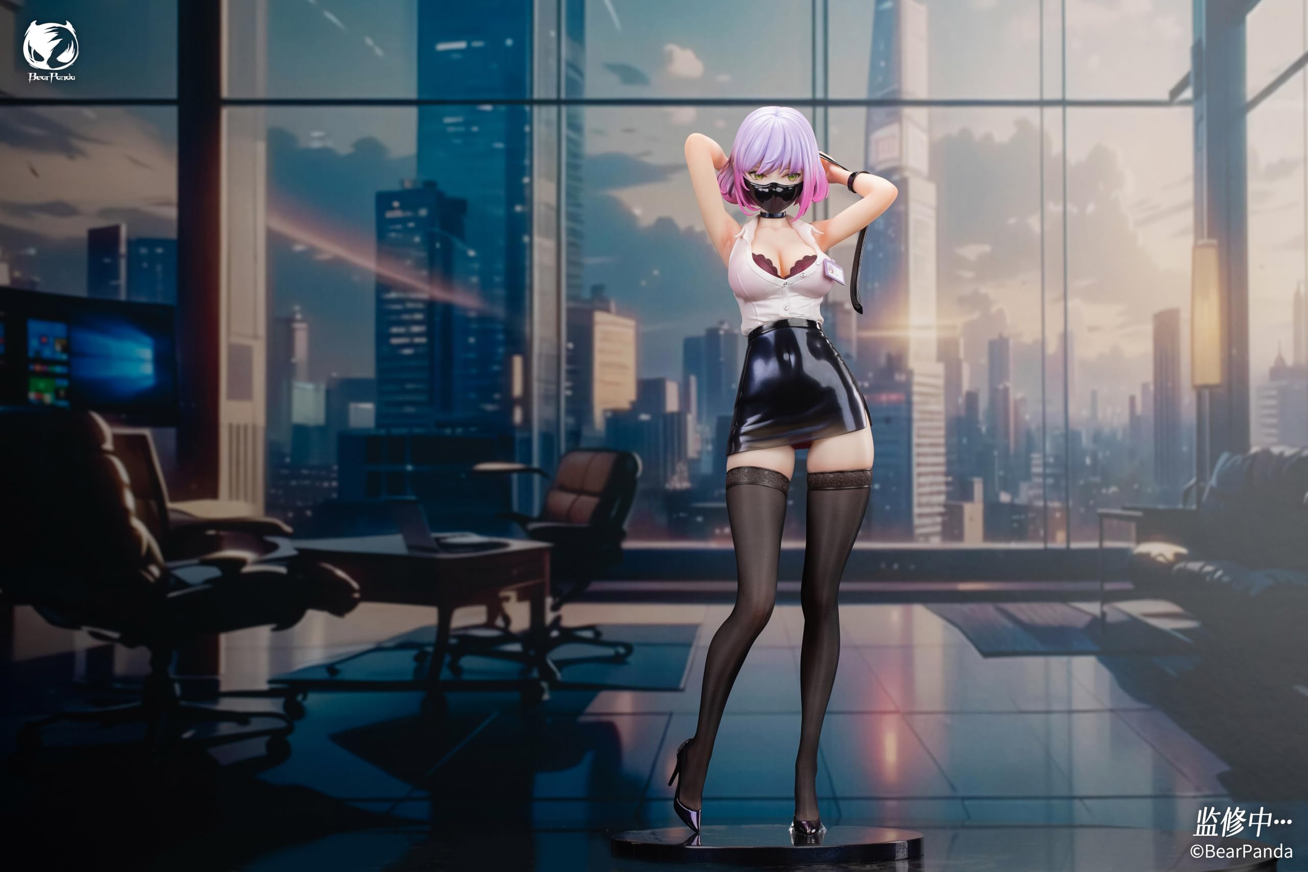 Bear Panda Bunny Girl Luna 1/4 Scale Figure PVC ABS Painted Finish