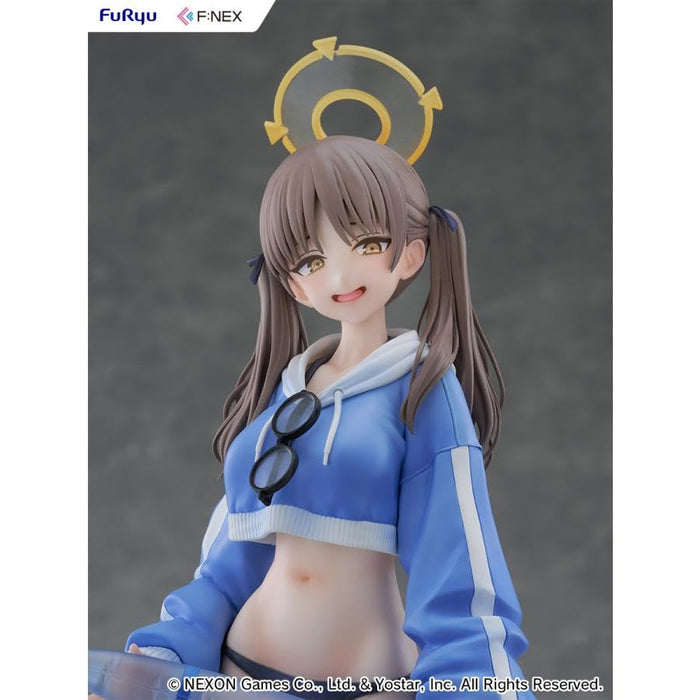 Figurine de collection Furyu Blue Archive Moe Swimsuit à l'échelle 1/7