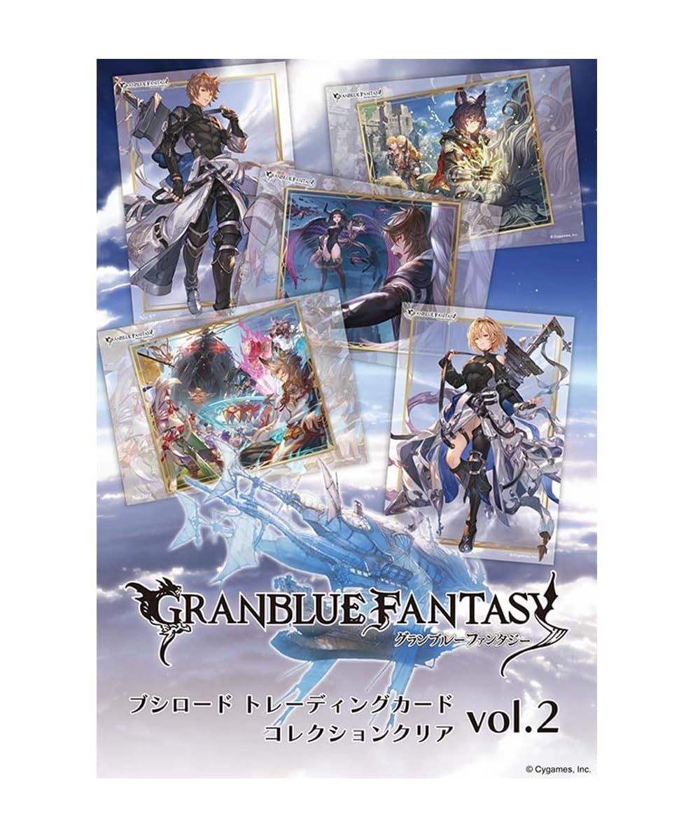 Bushiroad Trading Card Collection Box Granblue Fantasy Vol 2 Clear Edition