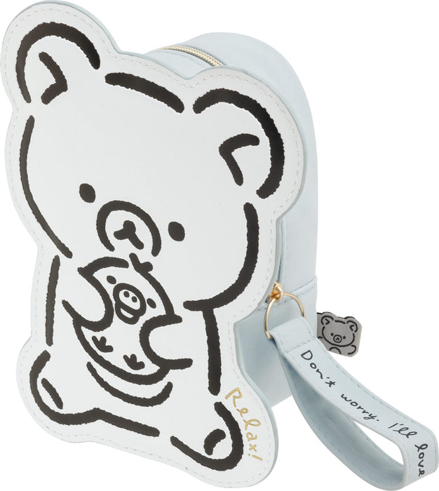 San-X Rilakkuma Style Pouch with Rilakkuma's Messages Ca24501- Japan Figure Store - #1 Bring To You The Best Japanese Goods