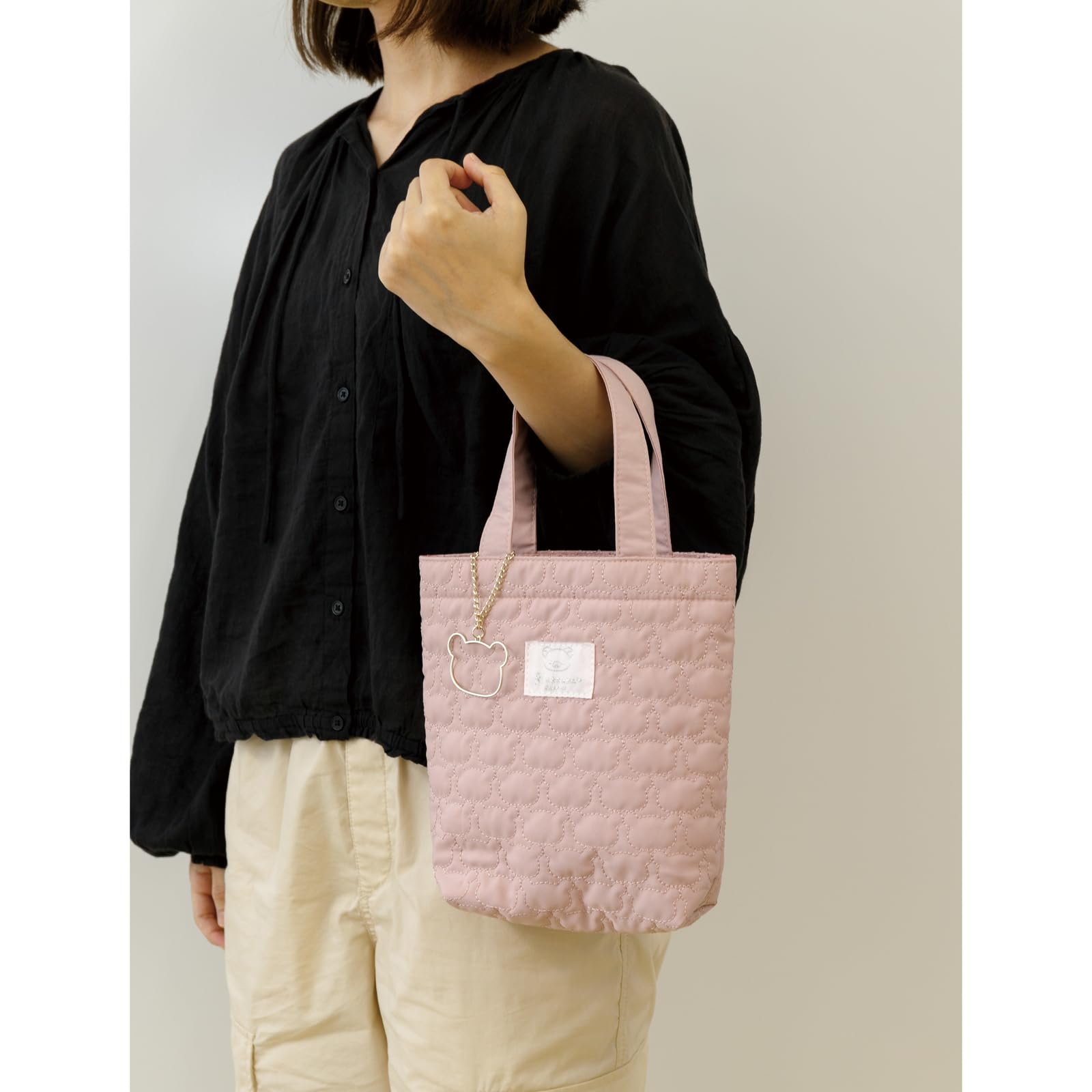 San-X Rilakkuma Sleeping With You Mini Tote Bag - Cute and Compact- Japan Figure Store - #1 Bring To You The Best Japanese Goods