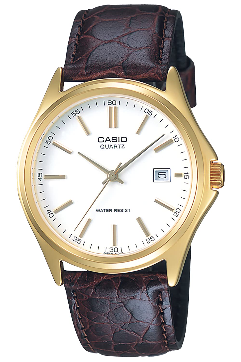 Casio Men's Brown Leather Watch MTP-1183Q-7AJH - Classic Collection