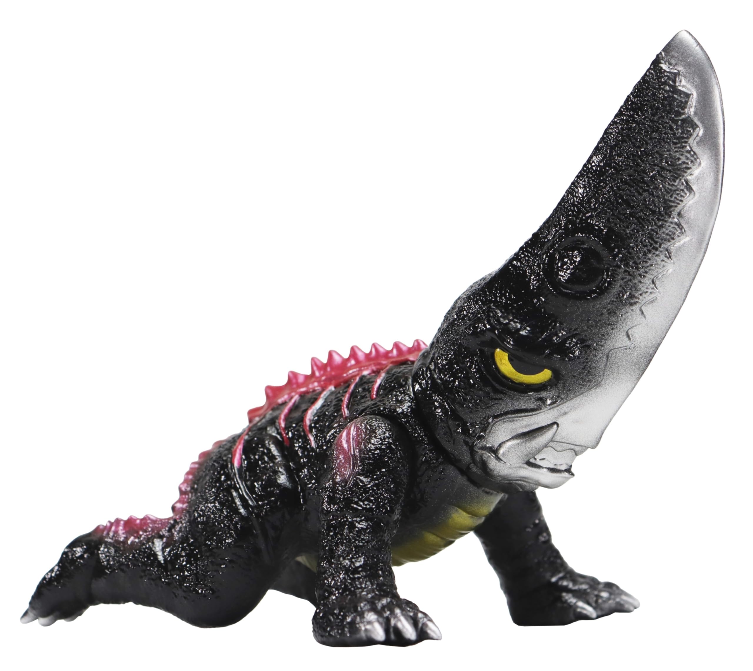 Ccp Medium Series Gamera 4th Ed. Guiron Retro Black 100mm Vinyl Figure