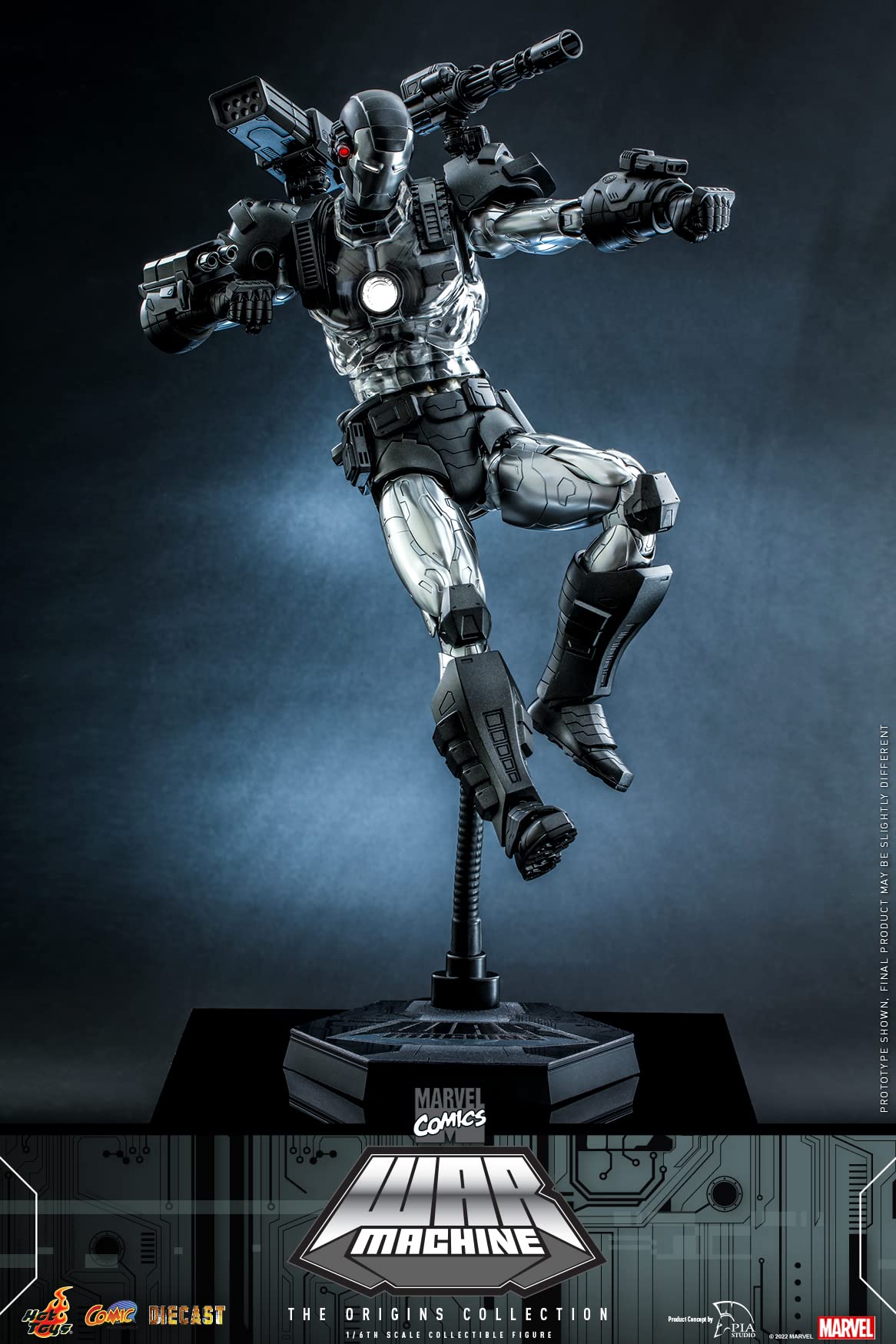 Hot Toys Comic Masterpiece Diecast War Machine Marvel Origins Collection- Japan Figure Store - #1 Bring To You The Best Japanese Goods