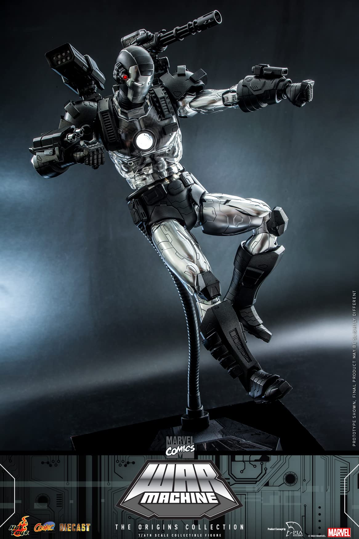 Hot Toys Comic Masterpiece Diecast War Machine Marvel Origins Collection- Japan Figure Store - #1 Bring To You The Best Japanese Goods