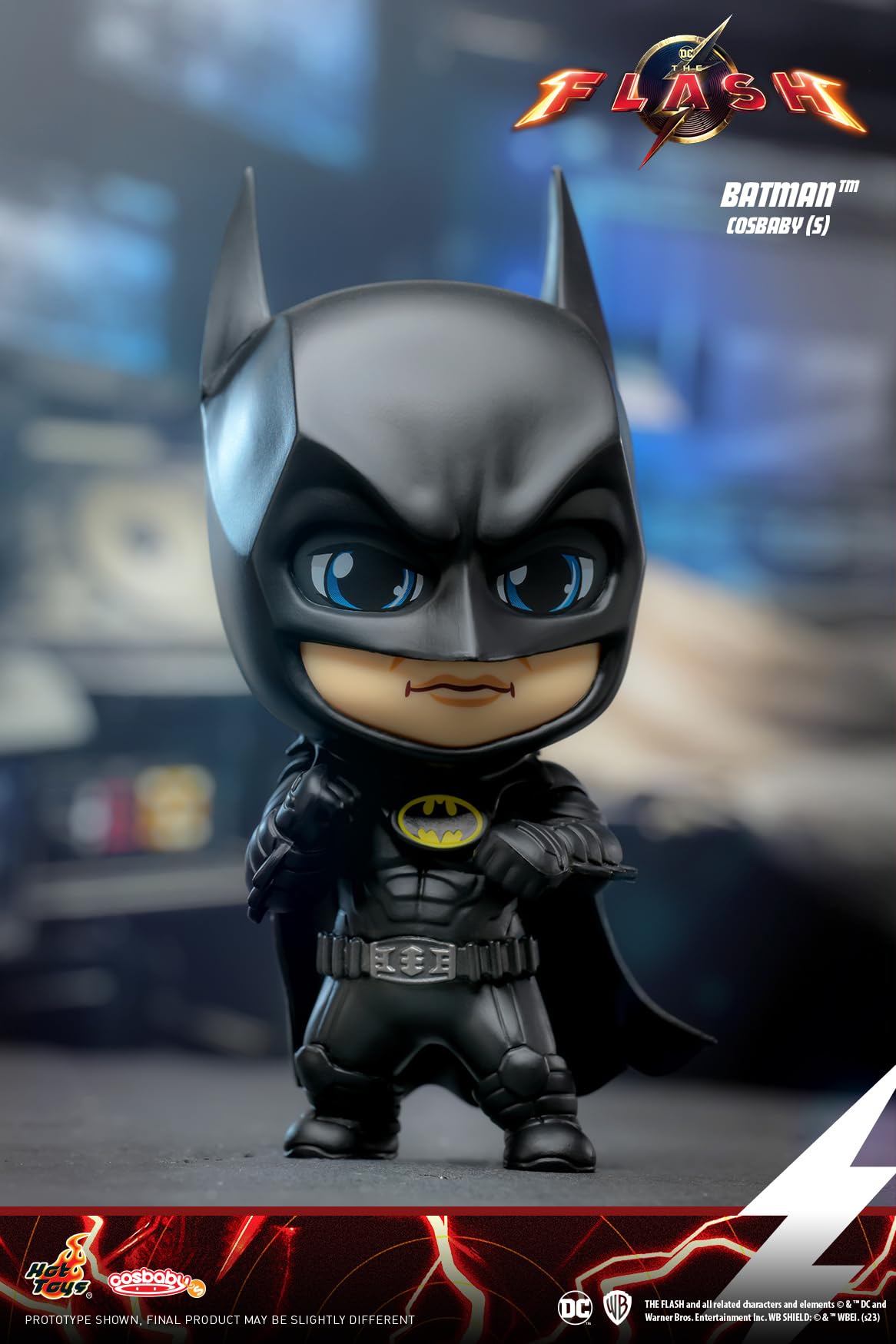 Hot Toys Cosbaby The Flash Size S Batman Collectible Figure- Japan Figure Store - #1 Bring To You The Best Japanese Goods