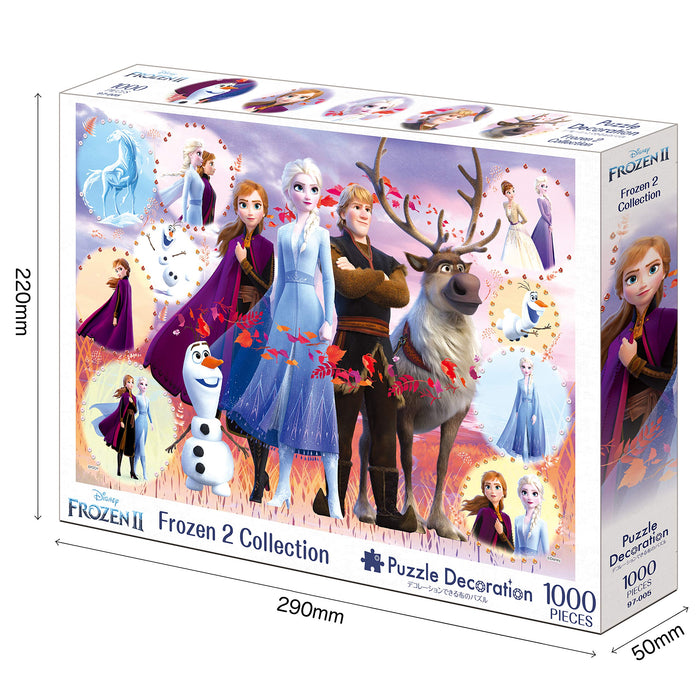 Epoch Disney Frozen 2 Jigsaw Puzzle 1000 Pieces 50x75cm with Glue and Extras