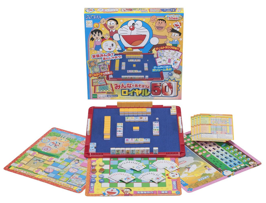 Epoch Doraemon Let's Play Together Toy Game 1-6 Players Ages 4+ Certified