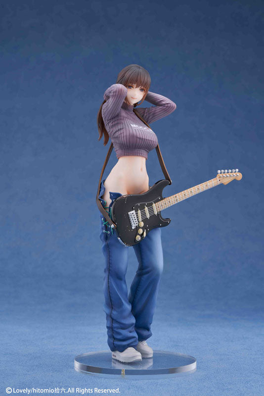 Lovely Guitar Girl Illustrated By Hitomio Juroku 1/7 Scale Pvc Abs Pre-Painted Completed Figure Deluxe Edition