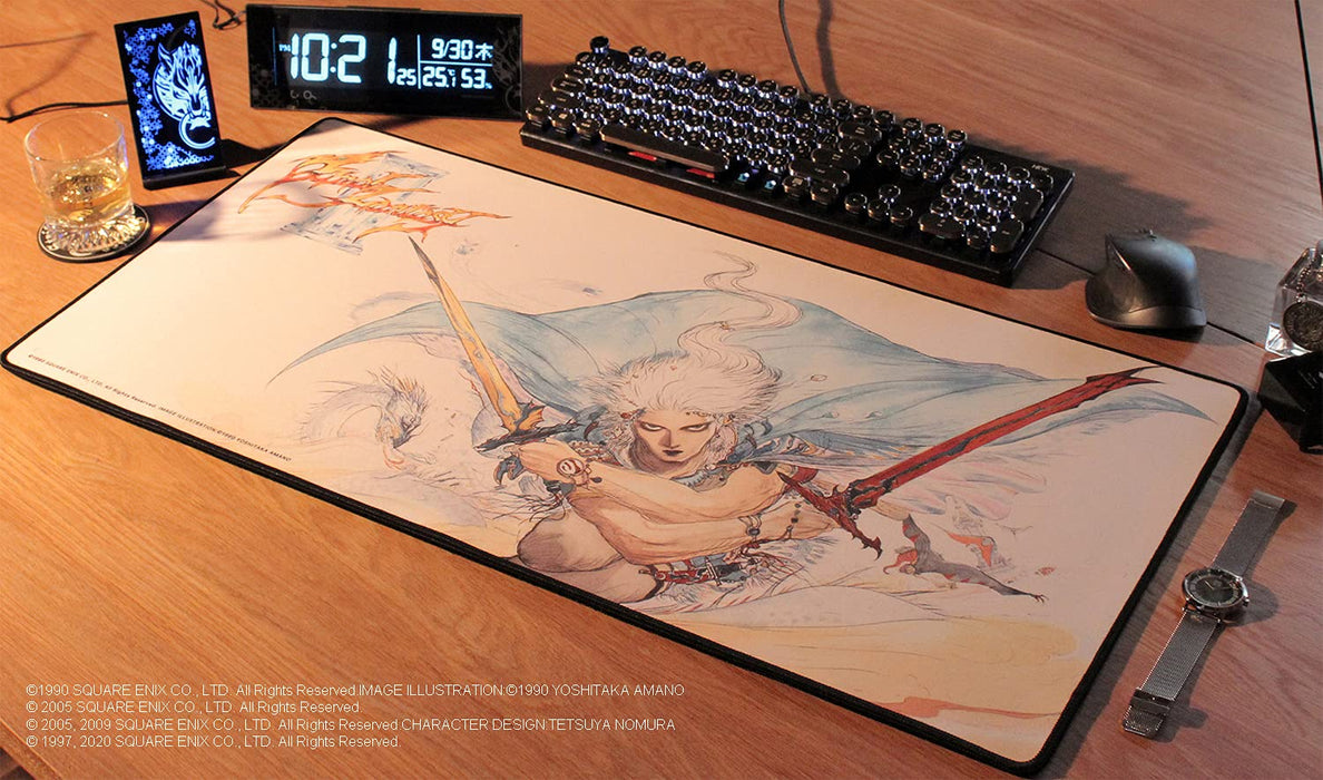 Square Enix Final Fantasy III Gaming Mouse Pad Large Non-Slip Surface