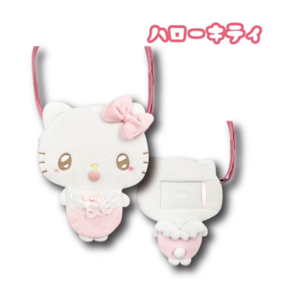 San-X Hello Kitty Angel Baby Flat Die Cut Pochette H20xW17cm 63202074- Japan Figure Store - #1 Bring To You The Best Japanese Goods