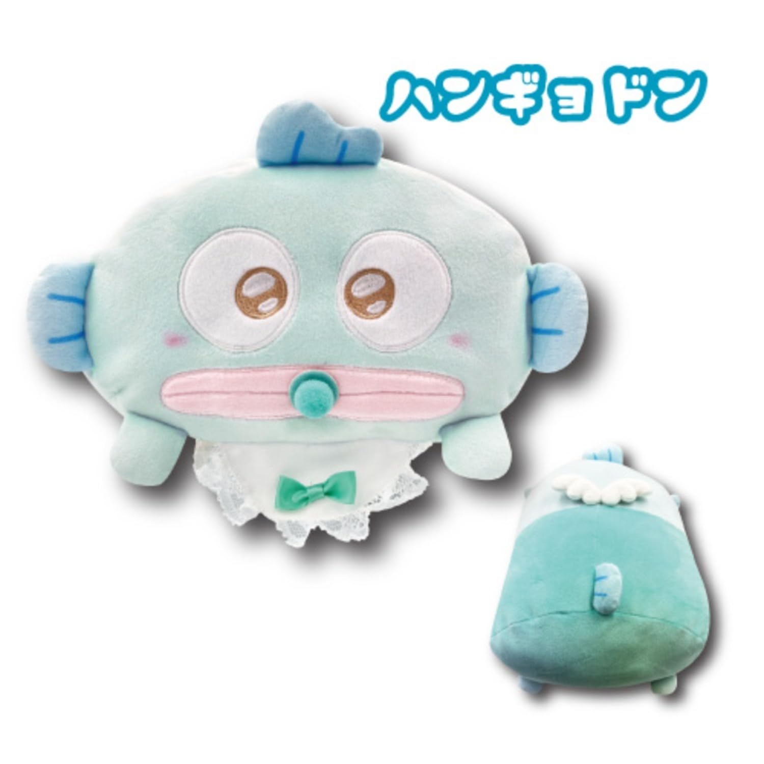 San-X Angel Baby Hangyodon Soft Lying Down Cushion 35cm- Japan Figure Store - #1 Bring To You The Best Japanese Goods