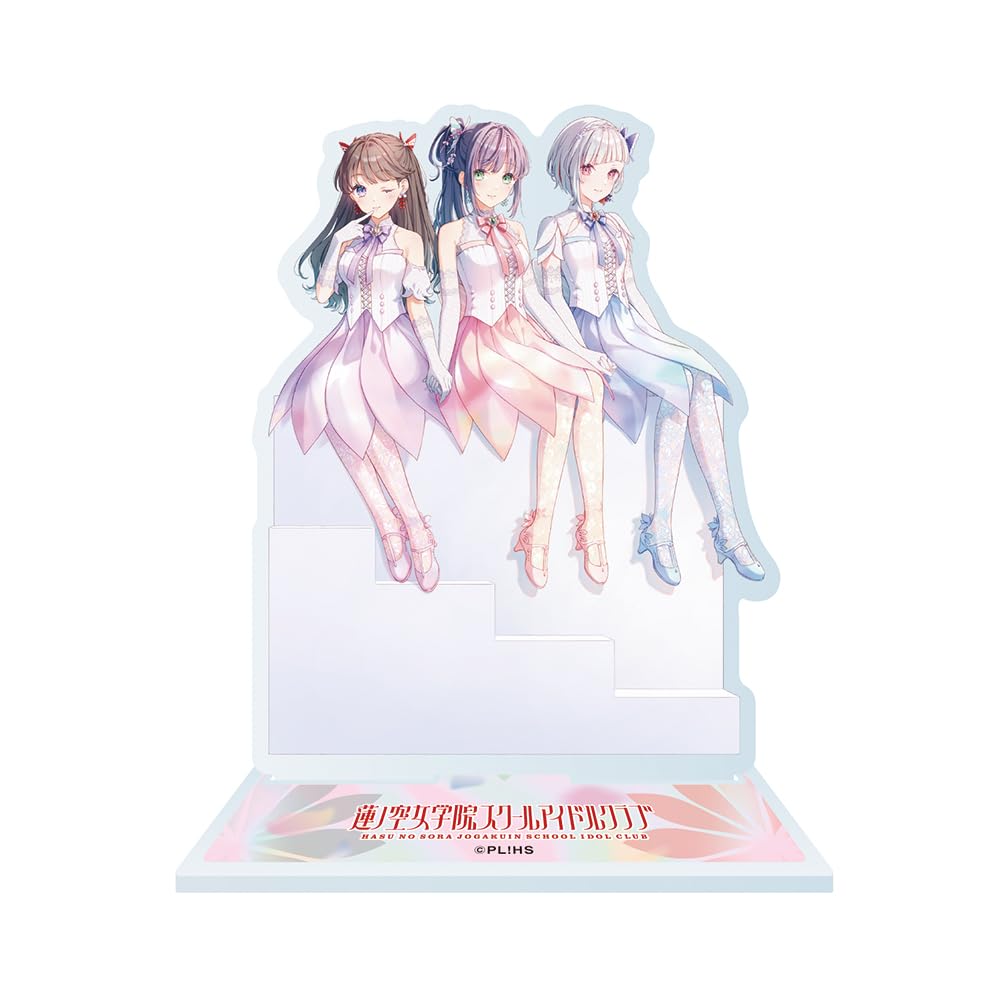 Kadokawa Love Live! Hasunozora Girls' Idol Club Acrylic Figures Set H150xW75mm