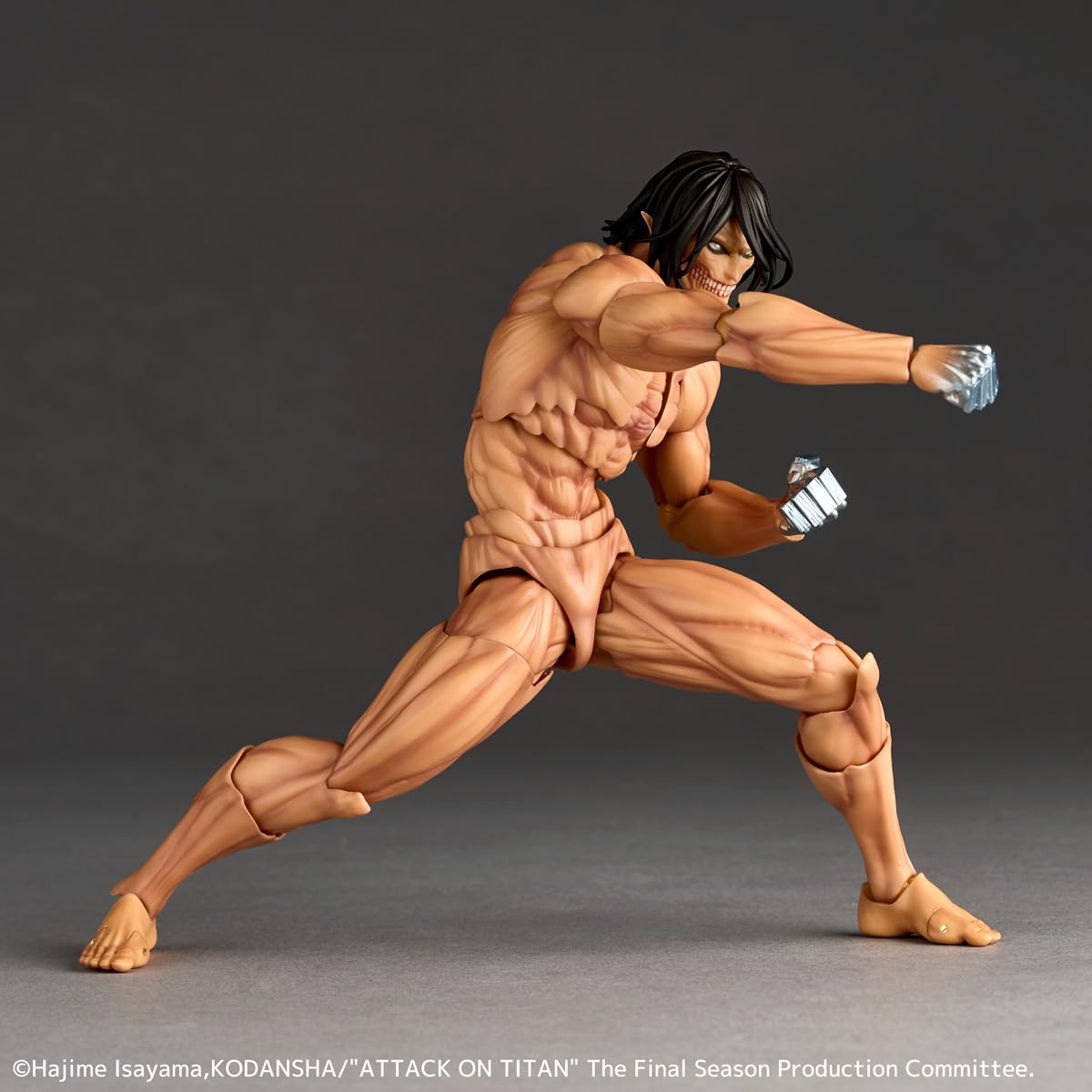 Kaiyodo Revoltech Amazing Yamaguchi Eren Yeager Attack On Titan Action Figure