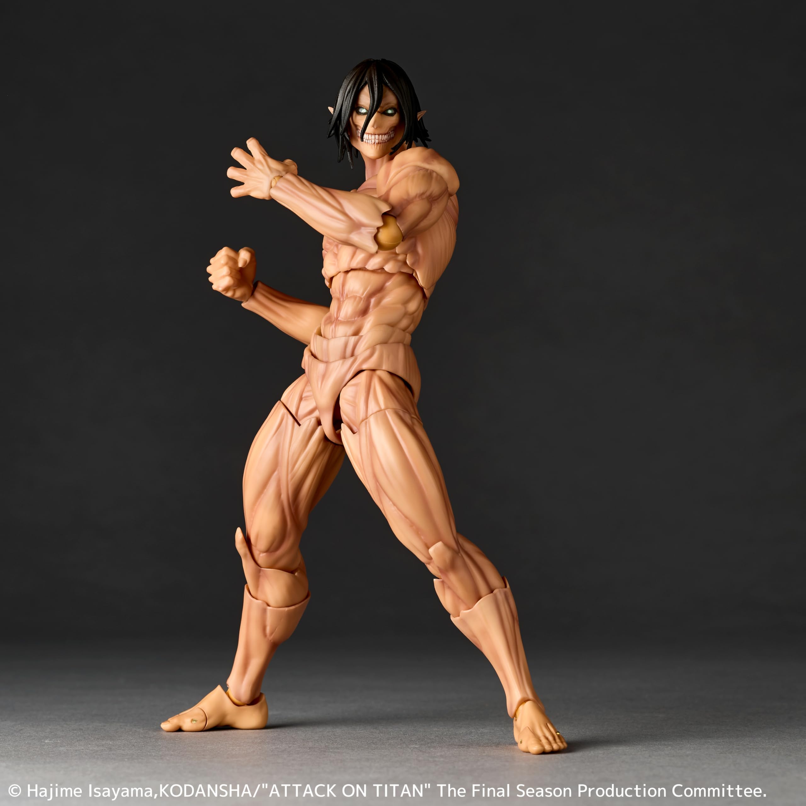 Kaiyodo Revoltech Amazing Yamaguchi Eren Yeager Attack On Titan Action Figure