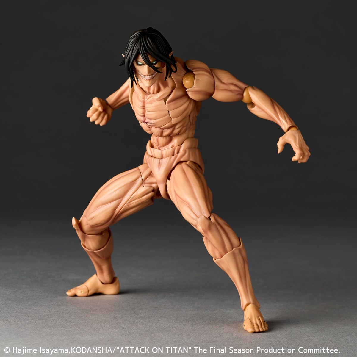 Kaiyodo Revoltech Amazing Yamaguchi Eren Yeager Attack On Titan Action Figure