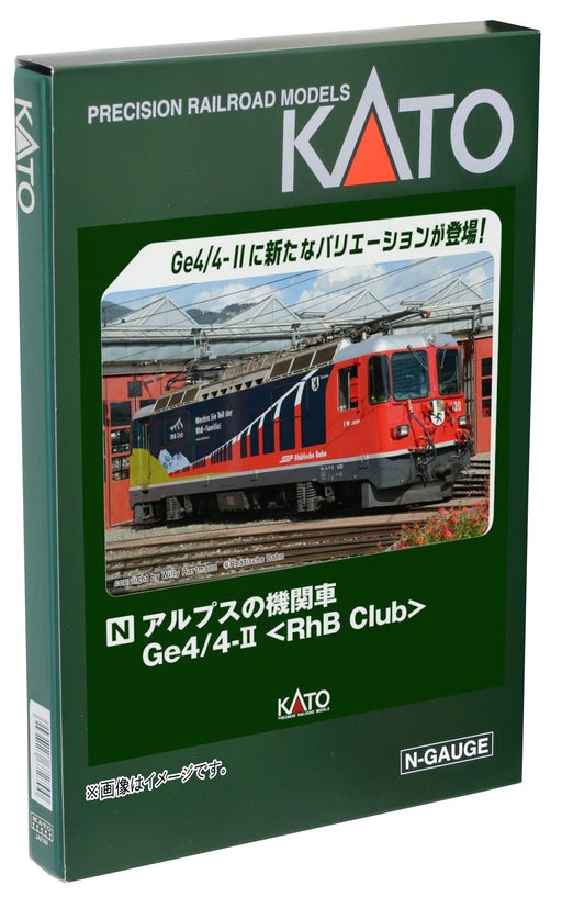 KATO N Gauge Alpine Ge4/4-II Rhb Club 3102-4 Electric Locomotive Model