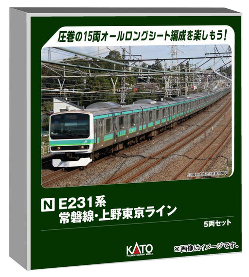 KATO N Gauge E231 Series 5-Car Set Joban Line Ueno Tokyo Line Model Train