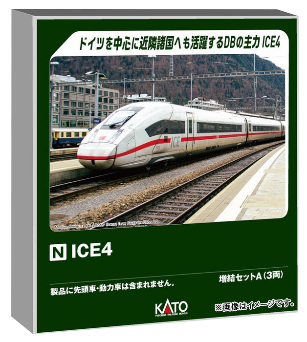 Kato N Gauge Ice4 3-Car Model Train Add-On Set A 10-2075