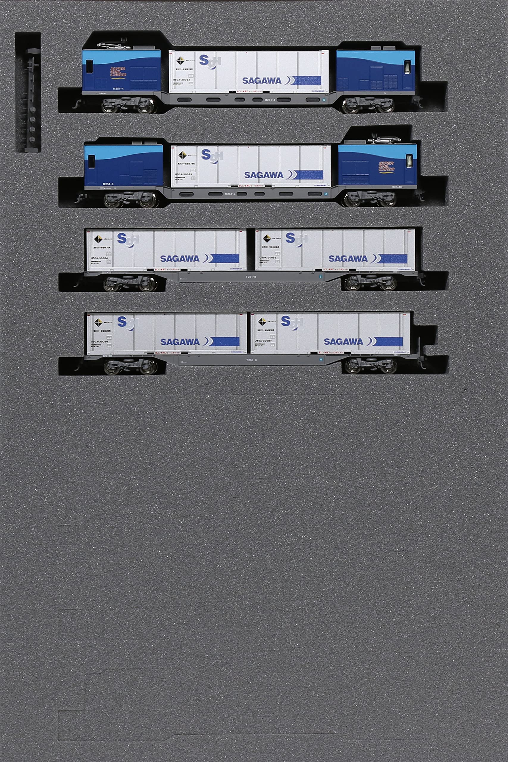 KATO N Gauge M250 Series Cargo U50A Container Set A 4 Cars Model Train 10-1722