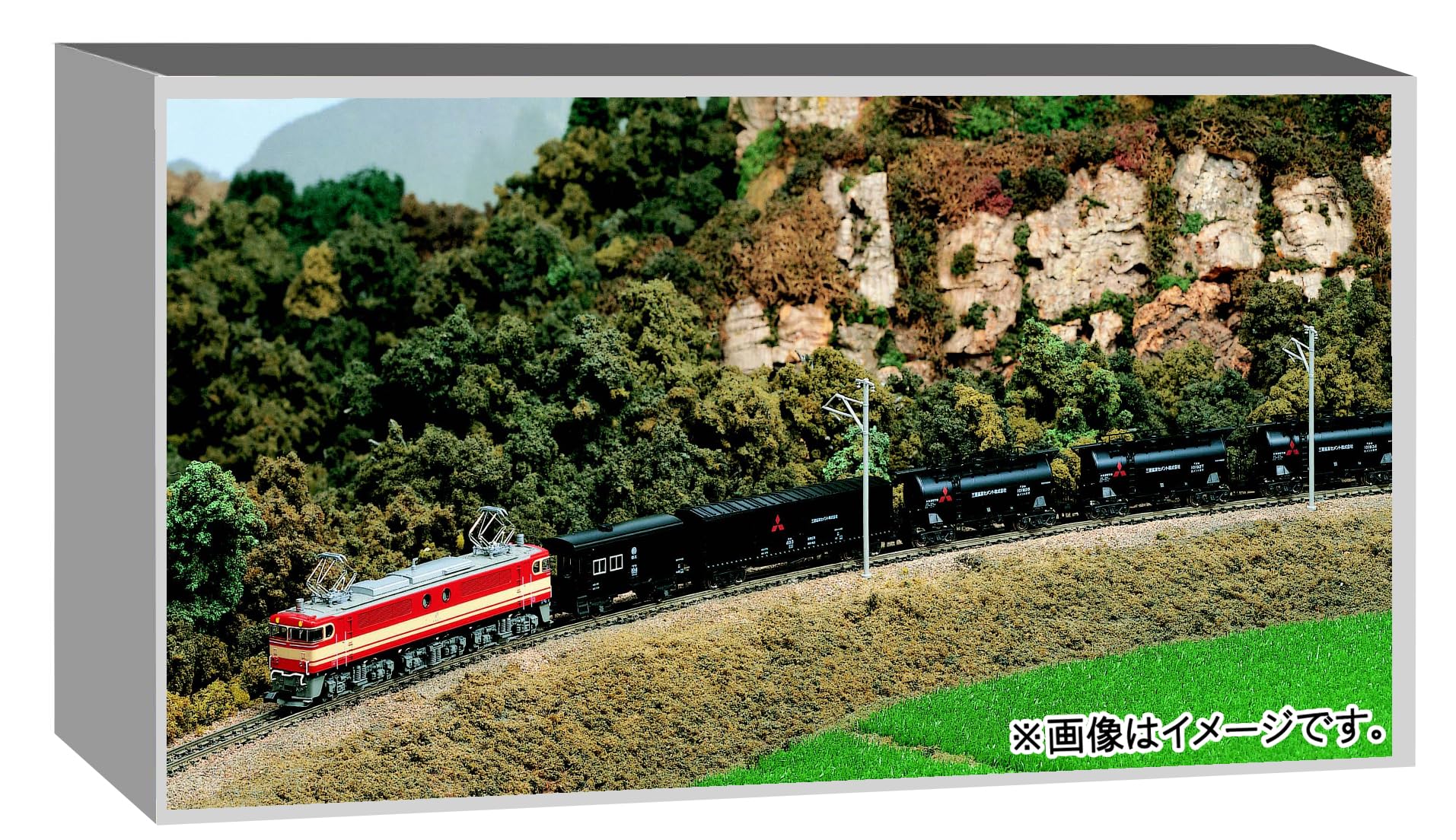 KATO N Gauge Seibu E851 Cement Train 8 Car Set Electric Locomotive Model