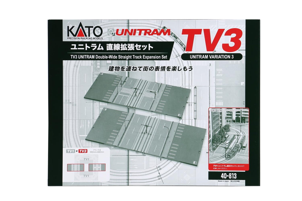 Kato N Gauge Tv3 Unitram Straight Line Extension Set 40-813 Rail Model- Japan Figure Store - #1 Bring To You The Best Japanese Goods