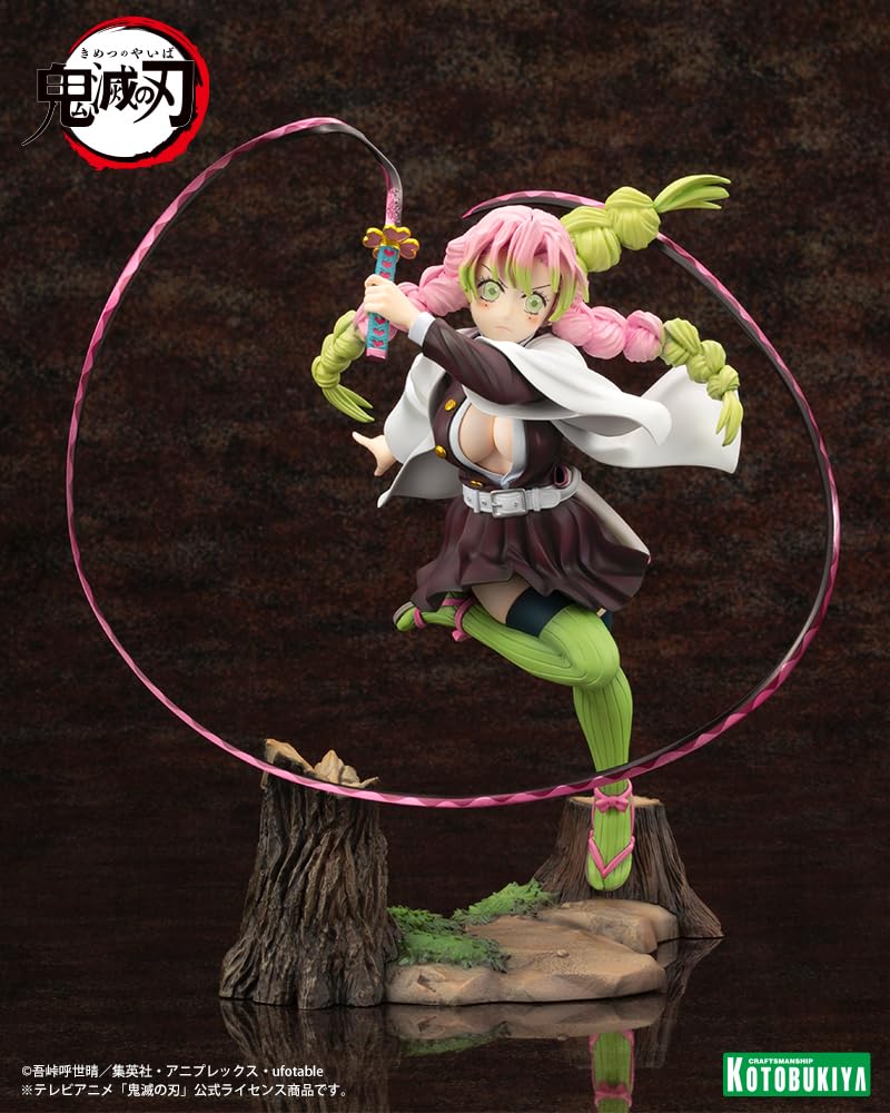 Kotobukiya Kimetsu No Yaiba Kanroji Mitsuri Artfx J 1/8 Scale Statue- Japan Figure Store - #1 Bring To You The Best Japanese Goods