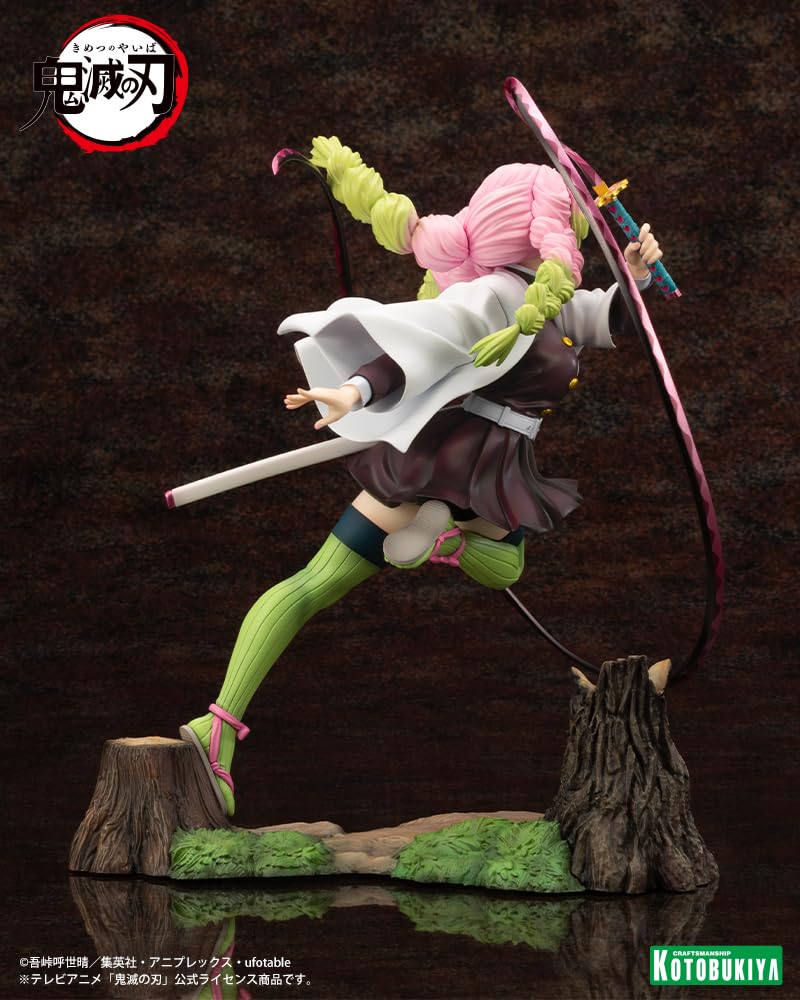 Kotobukiya Kimetsu No Yaiba Kanroji Mitsuri Artfx J 1/8 Scale Statue- Japan Figure Store - #1 Bring To You The Best Japanese Goods