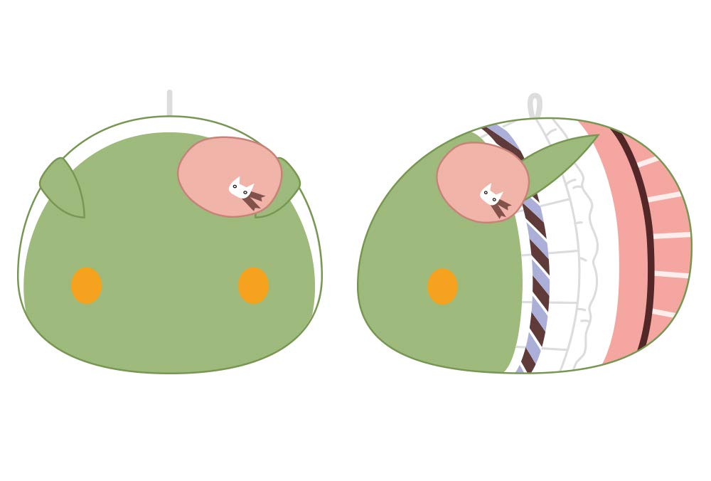 Kotobukiya A3 Mochifure Plush Toy Rurikawa Yuki Gx254- Japan Figure Store - #1 Bring To You The Best Japanese Goods