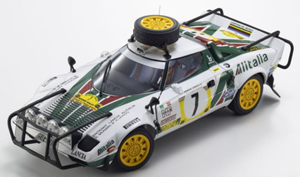 Modèle réduit Kyosho Lancia Stratos HF Safari 1977 à l'échelle 1/18 Ks08130G