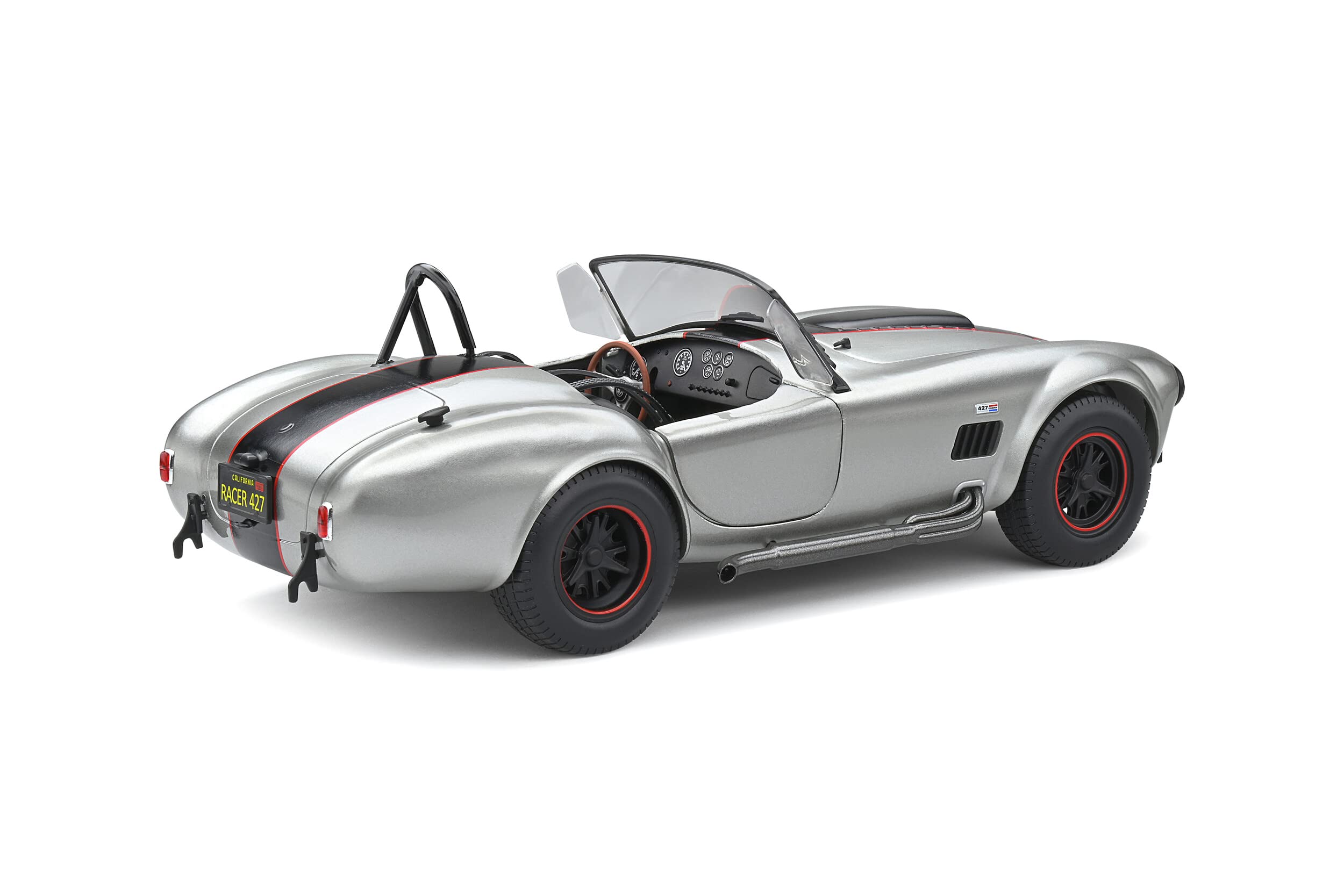 Kyosho Solido 1:18 Shelby Cobra 427 Mk.2 1965 Silver Diecast Model Car
