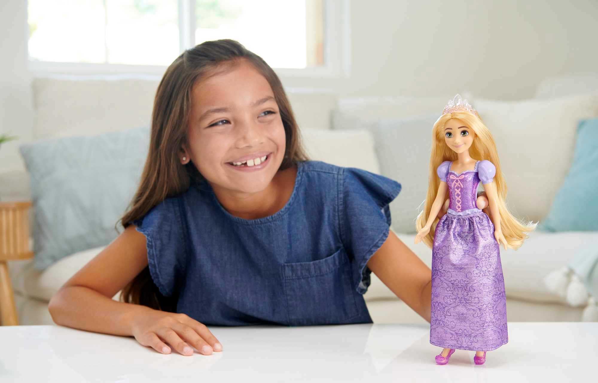 Mattel Disney Princess Rapunzel Dress-Up Doll for Ages 3+ Disney 100th Anniversary- Japan Figure Store - #1 Bring To You The Best Japanese Goods