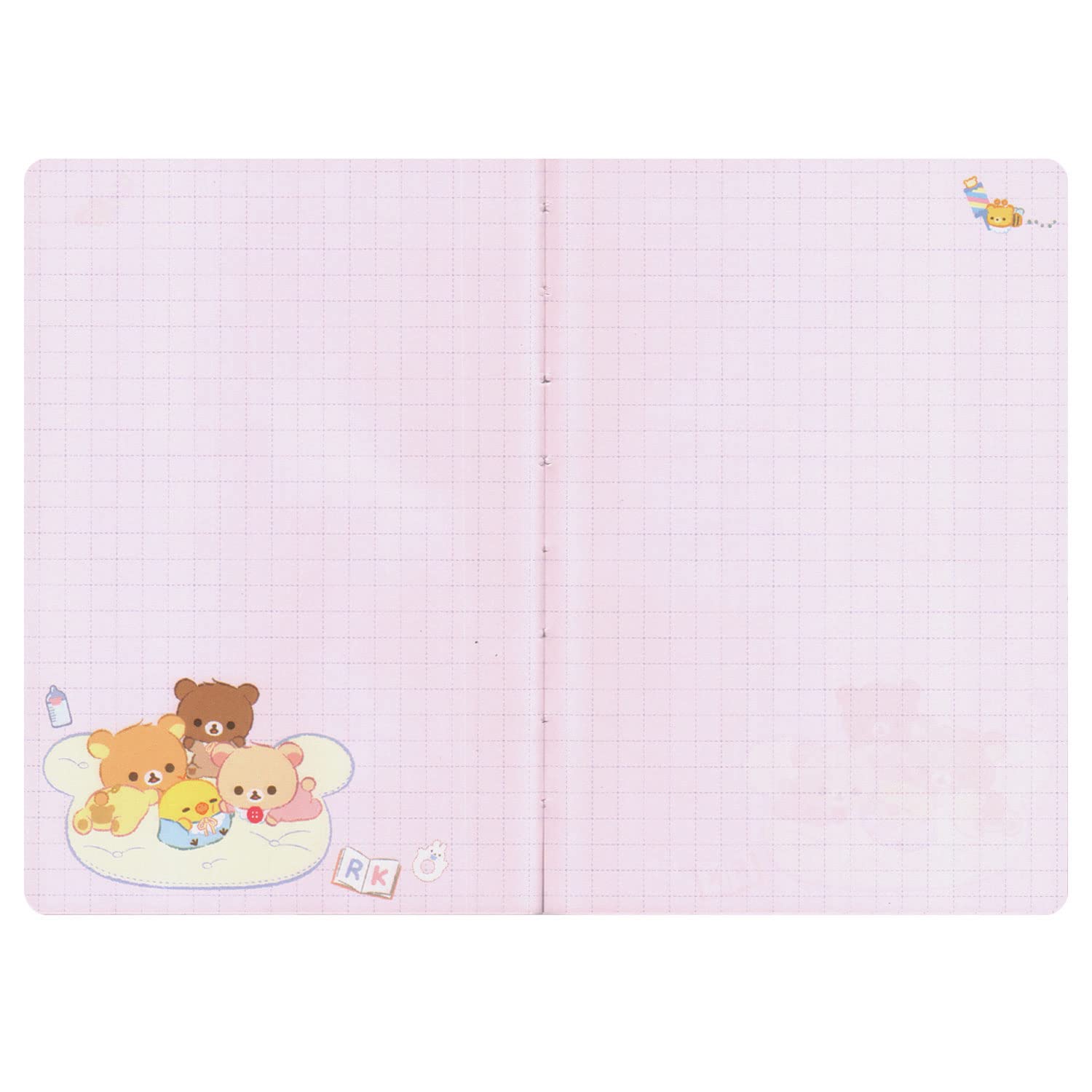 San-X Rilakkuma Pocket Schedule Collection Wide Notebook Thread-Bound Me67109- Japan Figure Store - #1 Bring To You The Best Japanese Goods