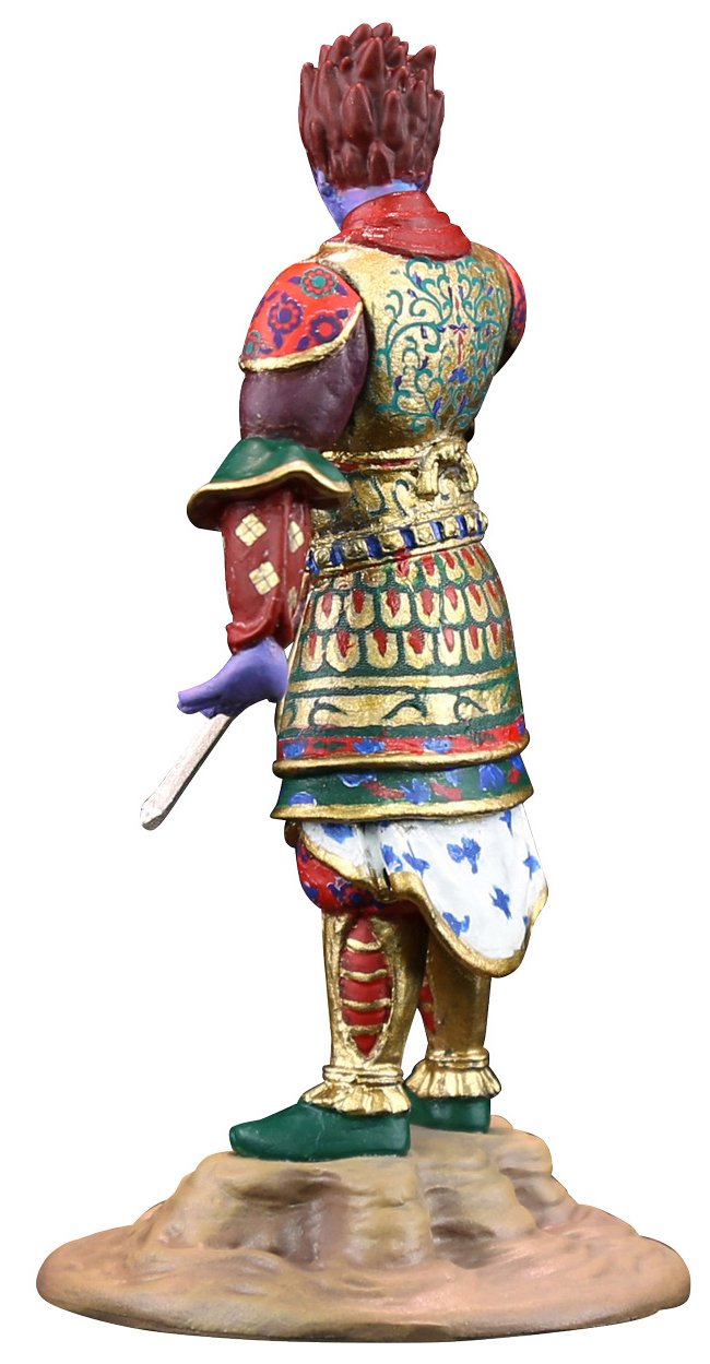 Kaiyodo Miniq Miniature Cube 006 General Basara Painted PVC Figure