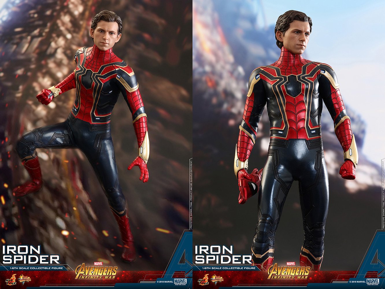 Hot Toys Movie Masterpiece Iron Spider 1/6 Scale Figure Avengers Infinity War- Japan Figure Store - #1 Bring To You The Best Japanese Goods