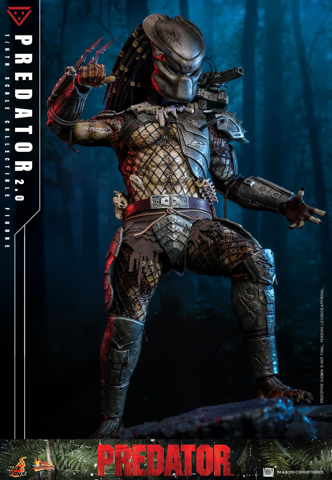 Hot Toys Movie Masterpiece Predator 2.0 1/6 Scale Action Figure