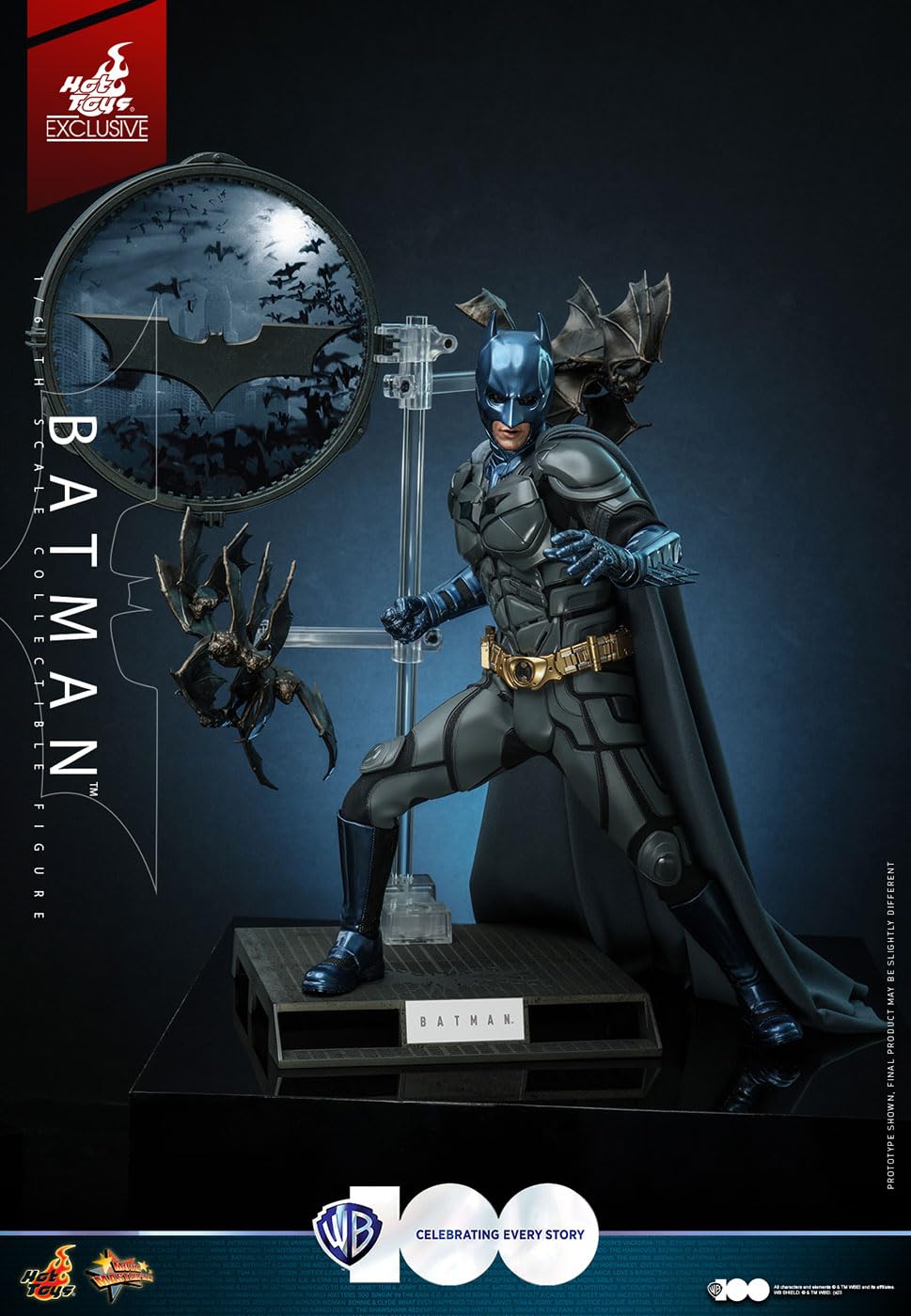 Hot Toys Movie Masterpiece 1/6 Batman Toy Sapiens Exclusive Warner Bros 100th- Japan Figure Store - #1 Bring To You The Best Japanese Goods