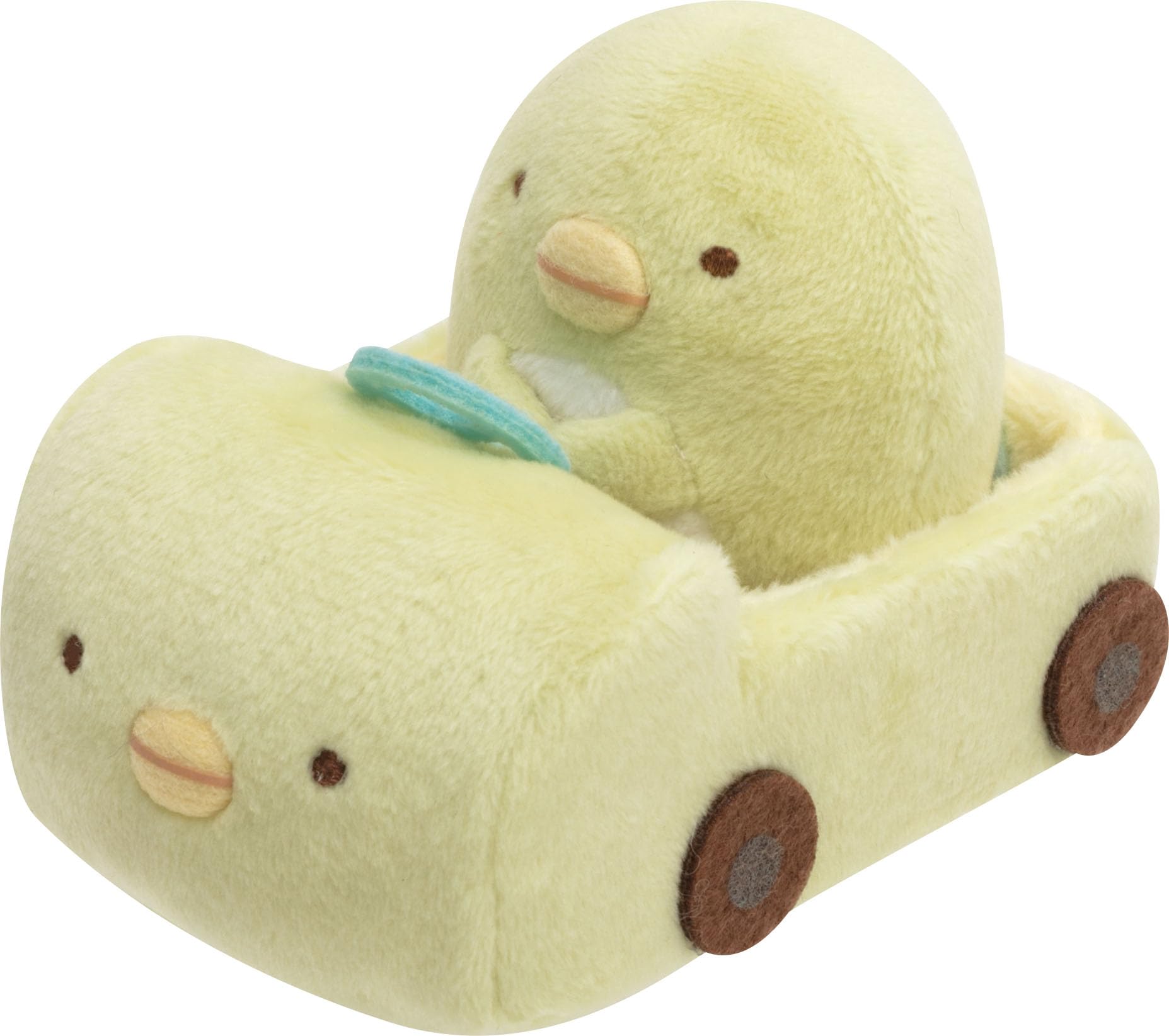 San-X Sumikko Gurashi Hand-Held Plush Car Penguin Mx97801- Japan Figure Store - #1 Bring To You The Best Japanese Goods