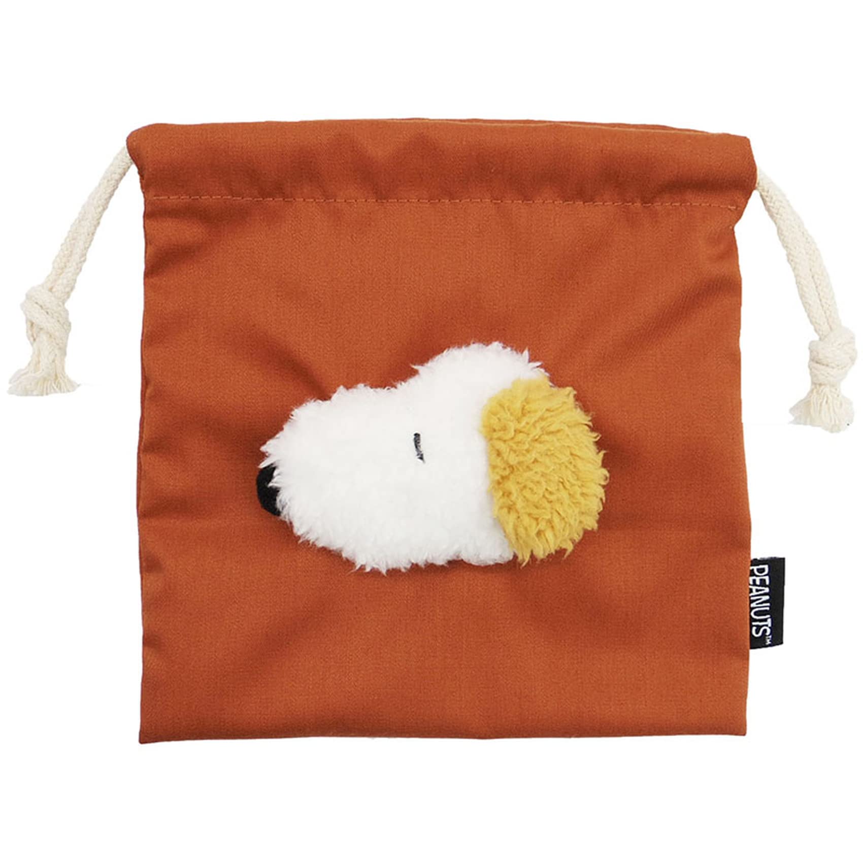 Sanrio Peanuts Boa Drawstring Bag by Nakajima Corporation Andy 178053-22- Japan Figure Store - #1 Bring To You The Best Japanese Goods