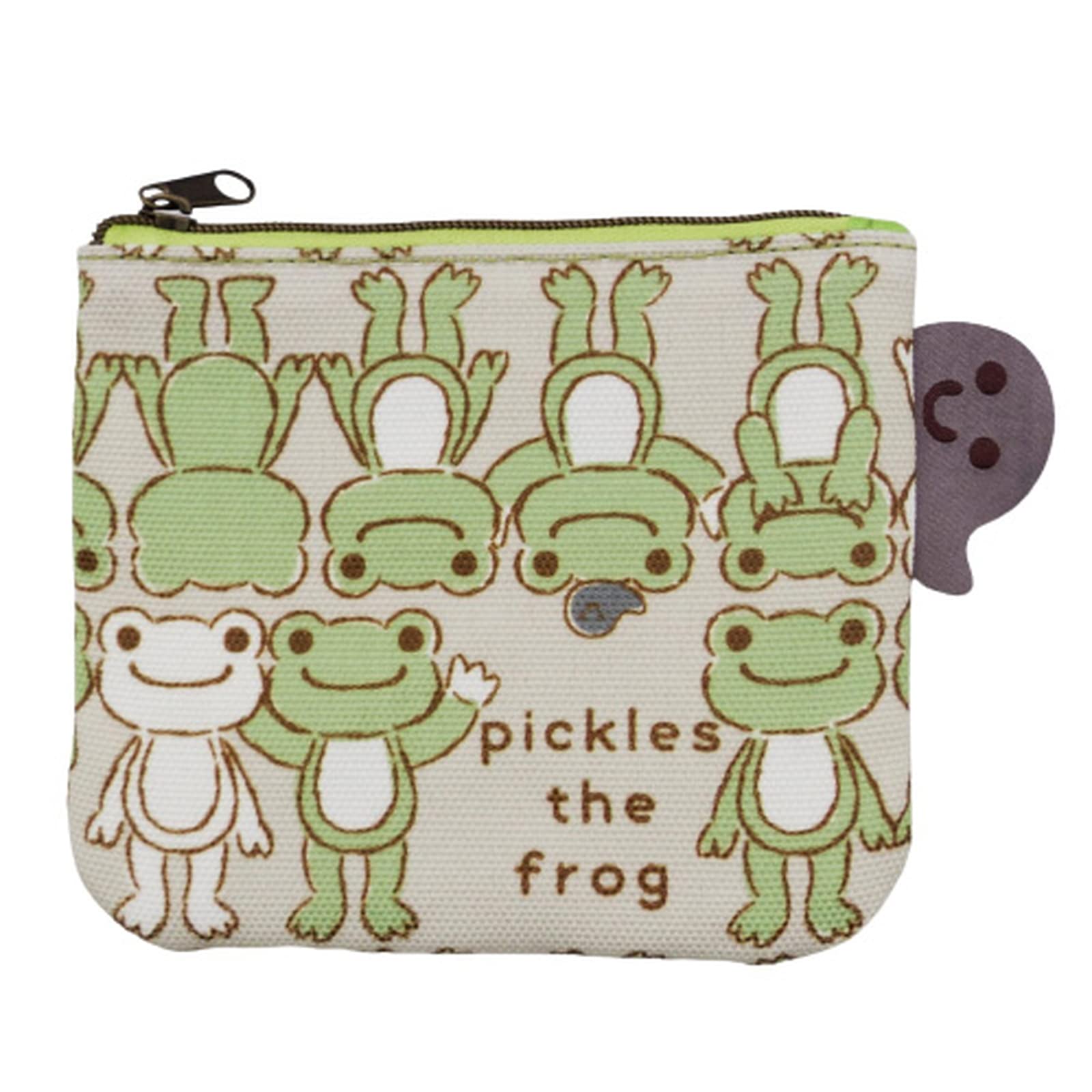 Sanrio Nakajima Pickles The Frog Side-By-Side Tissue Pouch 179371-23- Japan Figure Store - #1 Bring To You The Best Japanese Goods