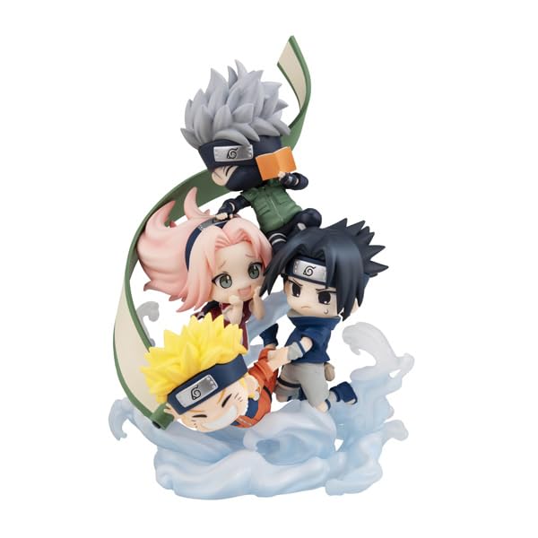 Megahouse Naruto Shippuuden Figunity Set: Sakura Kakashi Sasuke Naruto Exclusive- Japan Figure Store - #1 Bring To You The Best Japanese Goods