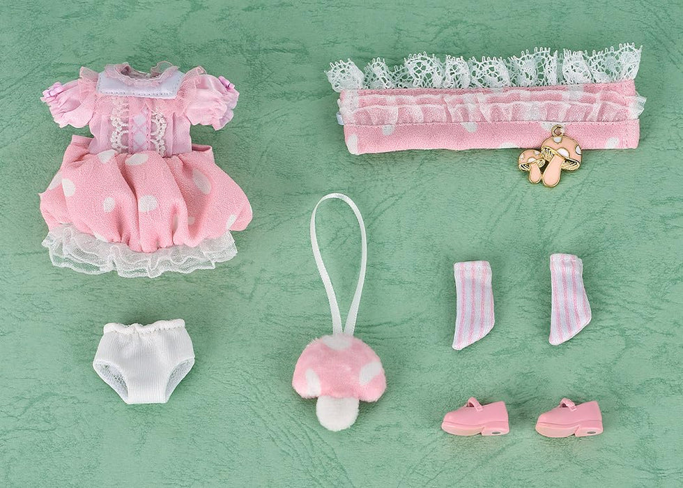 Good Smile Company Nendoroid Doll Outfit Set Mushroom Girl Pink Cloth Magnet Plastic