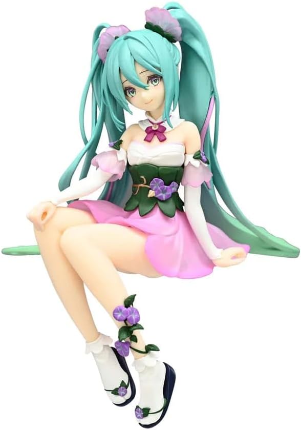 Furyu Piapro Hatsune Miku Flower Fairy Noodle Stopper Pink Figure Asagao- Japan Figure Store - #1 Bring To You The Best Japanese Goods