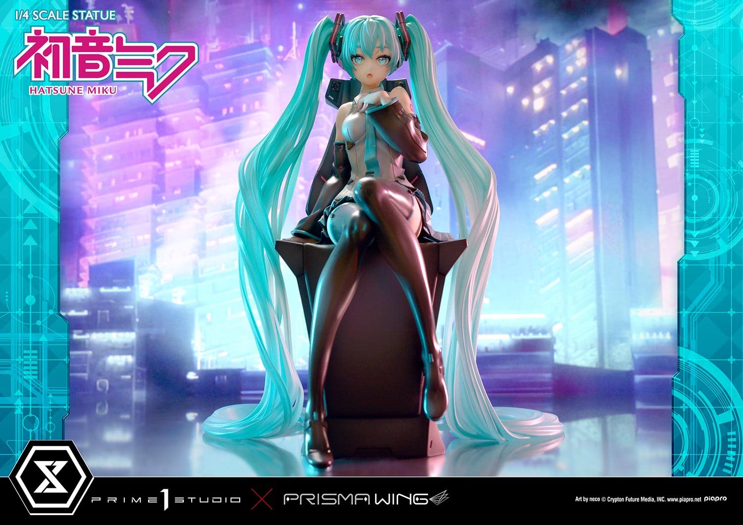 Prime 1 Studio: Piapro Characters Hatsune Miku Prisma Wing 1/4 Scale Pwpcl-07- Japan Figure Store - #1 Bring To You The Best Japanese Goods