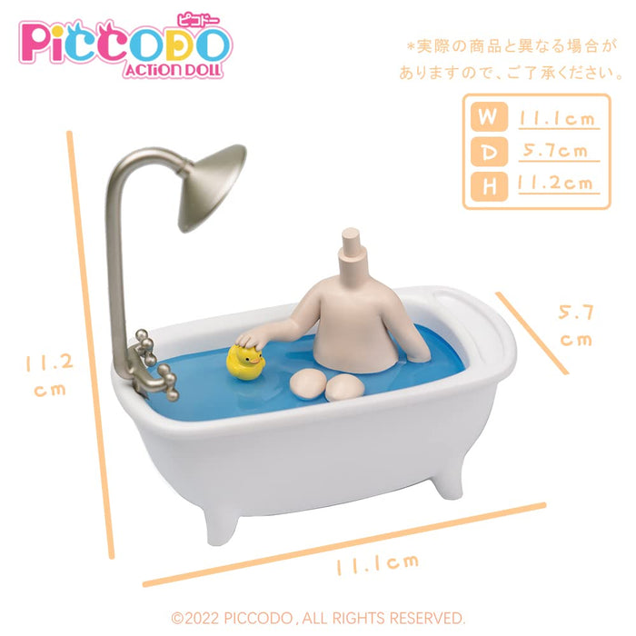 Genesis Piccodo Action Doll Head Stand Bathtub Diorama - White Doll Stand- Japan Figure Store - #1 Bring To You The Best Japanese Goods